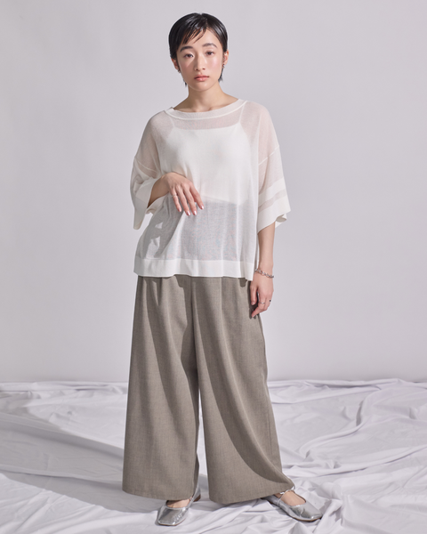 画像をギャラリービューアに読み込む, 小柄/低身長/小柄ブランド/低身長ブランド/低身長カーディガン/3wayカーディガン/シアーカーディガン/小柄シアー/シアー/低身長コーディネート