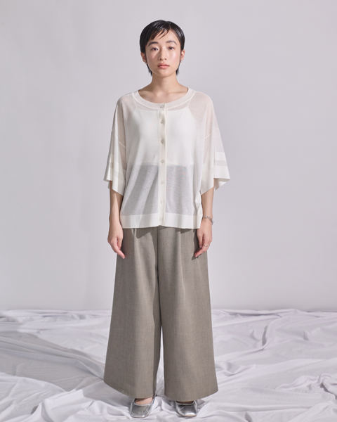 画像をギャラリービューアに読み込む, 小柄/低身長/小柄ブランド/低身長ブランド/低身長カーディガン/3wayカーディガン/シアーカーディガン/小柄シアー/シアー/低身長コーディネート