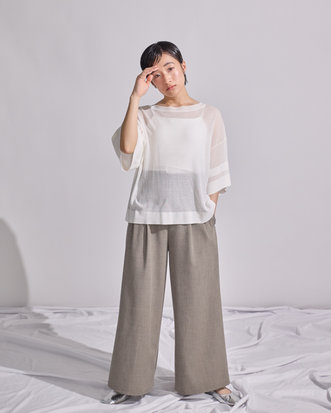 画像をギャラリービューアに読み込む, 小柄/低身長/小柄ブランド/低身長ブランド/低身長カーディガン/3wayカーディガン/シアーカーディガン/小柄シアー/シアー/低身長コーディネート