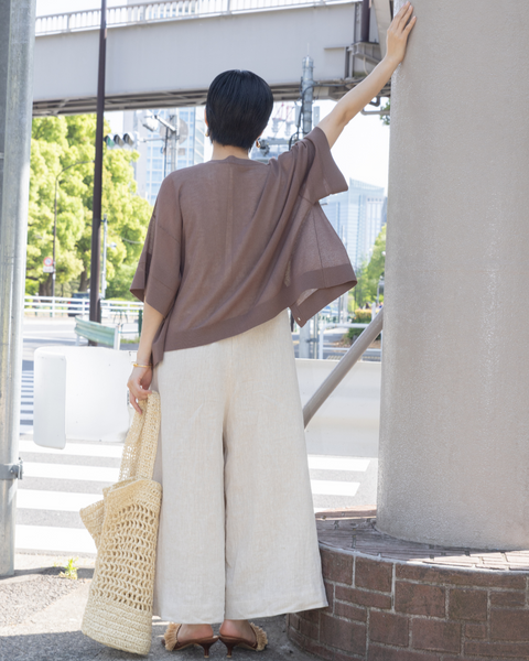 画像をギャラリービューアに読み込む, 小柄/低身長/小柄ブランド/低身長ブランド/低身長カーディガン/3wayカーディガン/シアーカーディガン/小柄シアー/シアー/低身長コーディネート