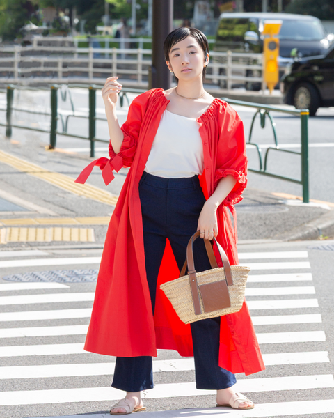 画像をギャラリービューアに読み込む, 小柄ワンピース/低身長ワンピース/コットンワンピース/低身長シャツワンピース/4wayワンピース