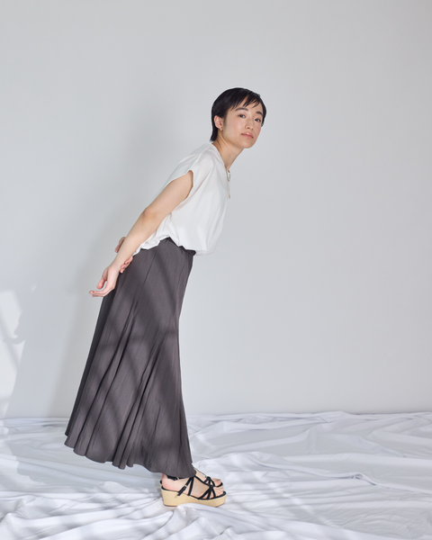 画像をギャラリービューアに読み込む, 低身長スカート/小柄スカート/低身長スカート/お直しいらず/低身長用/小柄用/低身長用ボトム/デニムスカート/小柄フレアスカート/低身長フレアスカート