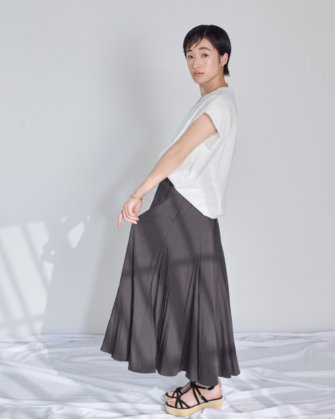 画像をギャラリービューアに読み込む, 低身長スカート/小柄スカート/低身長スカート/お直しいらず/低身長用/小柄用/低身長用ボトム/デニムスカート/小柄フレアスカート/低身長フレアスカート