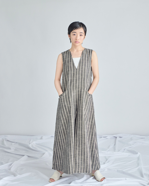 画像をギャラリービューアに読み込む, 低身長パンツ/低身長用ボトム/ボトム/リネンオーバーオール/小柄用/XSサイズ/SSサイズ/147㎝/低身長ブランド/低身長ハイウエストパンツ/オールインワン/リネンオールインワン/小柄オールインワン