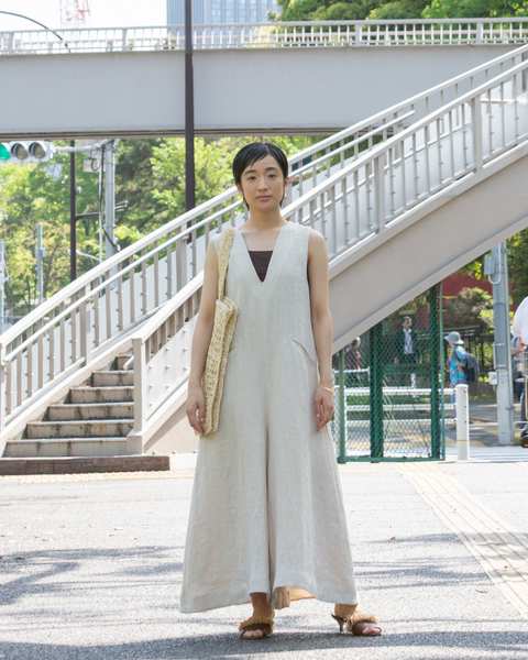 画像をギャラリービューアに読み込む, 低身長パンツ/低身長用ボトム/ボトム/リネンオーバーオール/小柄用/XSサイズ/SSサイズ/147㎝/低身長ブランド/低身長ハイウエストパンツ/オールインワン/リネンオールインワン/小柄オールインワン