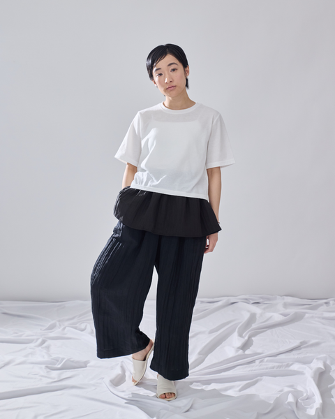 画像をギャラリービューアに読み込む, 低身長用Tシャツ/小柄用/低身長/Tシャツ/低身長ブランド/小柄ブランド/小柄TOPS/ビスチェセットトップス/マルチway/ チュールビスチェ