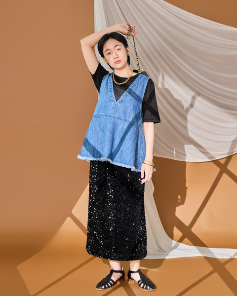 画像をギャラリービューアに読み込む, 低身長用Tシャツ/小柄用/低身長/Tシャツ/低身長ブランド/小柄ブランド/小柄TOPS/シアー/シアートップス