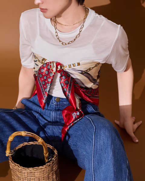 画像をギャラリービューアに読み込む, 低身長用Tシャツ/小柄用/低身長/Tシャツ/低身長ブランド/小柄ブランド/小柄TOPS/シアー/シアートップス