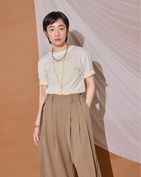 画像をギャラリービューアに読み込む, 低身長用Tシャツ/小柄用/低身長/Tシャツ/低身長ブランド/小柄ブランド/小柄TOPS/シアー/シアートップス
