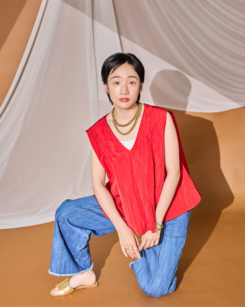 画像をギャラリービューアに読み込む, 低身長用パンツ/小柄用/低身長/小柄セットセットアップ/デニム/低身長ブランド/小柄ブランド/デニムパンツ/小柄デニム/小柄パンツ/デザインパンツ/韓国/デニムセットアップ/フリンジデニム/フリンジ