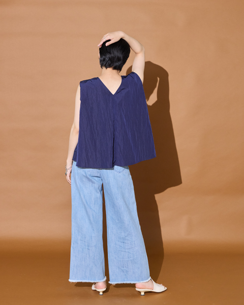 画像をギャラリービューアに読み込む, 低身長用シャツ/小柄用/低身長/ブラウス/低身長ブランド/小柄ブランド/フリルシャツ/フリルブラウス/パフスリーブブラウス/小柄シャツ