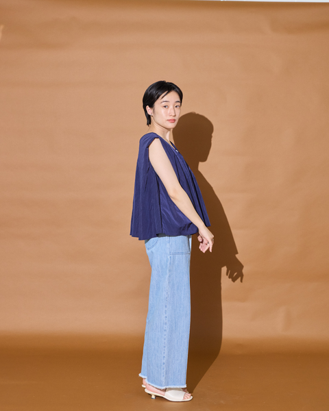 画像をギャラリービューアに読み込む, 低身長用シャツ/小柄用/低身長/ブラウス/低身長ブランド/小柄ブランド/フリルシャツ/フリルブラウス/パフスリーブブラウス/小柄シャツ