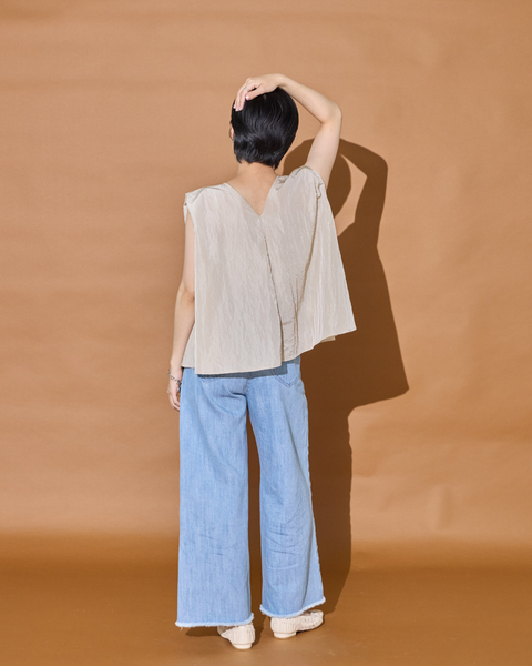 画像をギャラリービューアに読み込む, 低身長用シャツ/小柄用/低身長/ブラウス/低身長ブランド/小柄ブランド/フリルシャツ/フリルブラウス/パフスリーブブラウス/小柄シャツ