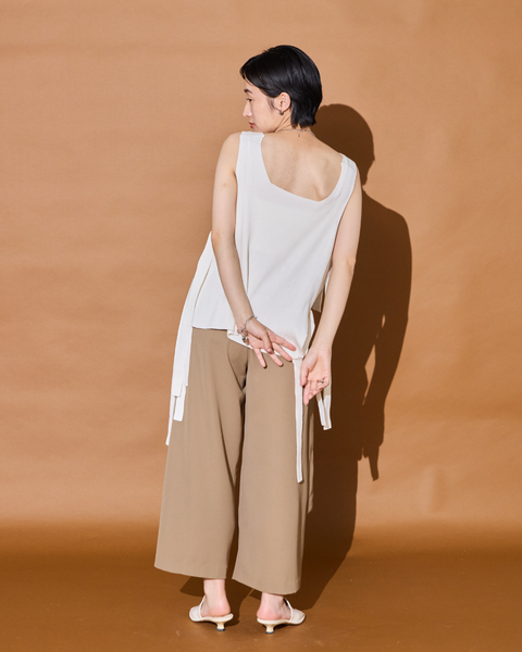 画像をギャラリービューアに読み込む, 低身長用ニットベスト/小柄用/低身長/ニットベスト/低身長ブランド/小柄ブランド/小柄TOPS