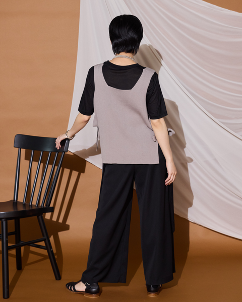 画像をギャラリービューアに読み込む, 低身長用ニットベスト/小柄用/低身長/ニットベスト/低身長ブランド/小柄ブランド/小柄TOPS