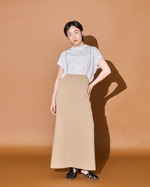 画像をギャラリービューアに読み込む, 低身長ワンピース/低身長用/小柄ワンピース/小柄用/147㎝/SSサイス/XSサイズ/ワンピース/キャミワンピース/低身長用キャミワンピース/Tシャツセット/2WAY/フレンチスリーブT シャツ