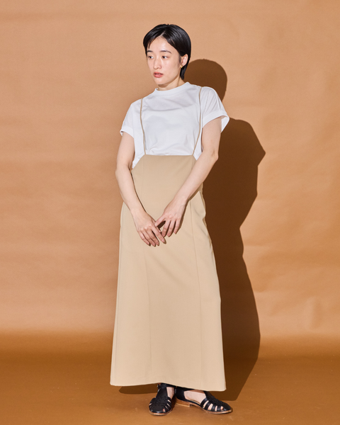 画像をギャラリービューアに読み込む, 低身長ワンピース/低身長用/小柄ワンピース/小柄用/147㎝/SSサイス/XSサイズ/ワンピース/キャミワンピース/低身長用キャミワンピース/Tシャツセット/2WAY/フレンチスリーブT シャツ