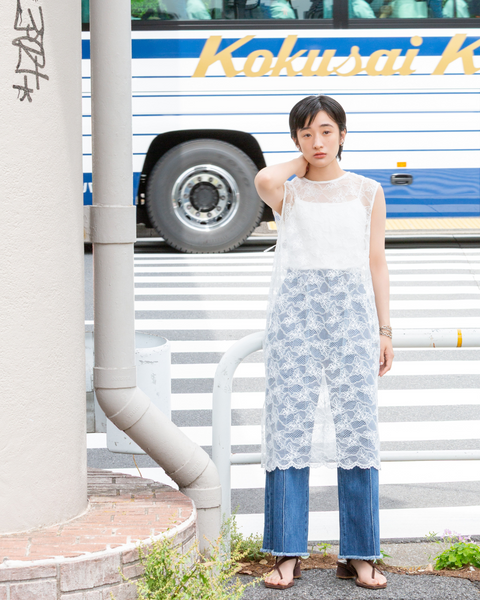 画像をギャラリービューアに読み込む, 低身長用パンツ/小柄用/低身長/小柄セットセットアップ/デニム/低身長ブランド/小柄ブランド/デニムパンツ/小柄デニム/小柄パンツ/デザインパンツ/韓国/デニムセットアップ/フリンジデニム/フリンジ