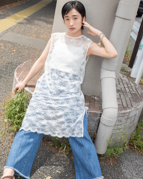 画像をギャラリービューアに読み込む, 低身長用パンツ/小柄用/低身長/小柄セットセットアップ/デニム/低身長ブランド/小柄ブランド/デニムパンツ/小柄デニム/小柄パンツ/デザインパンツ/韓国/デニムセットアップ/フリンジデニム/フリンジ