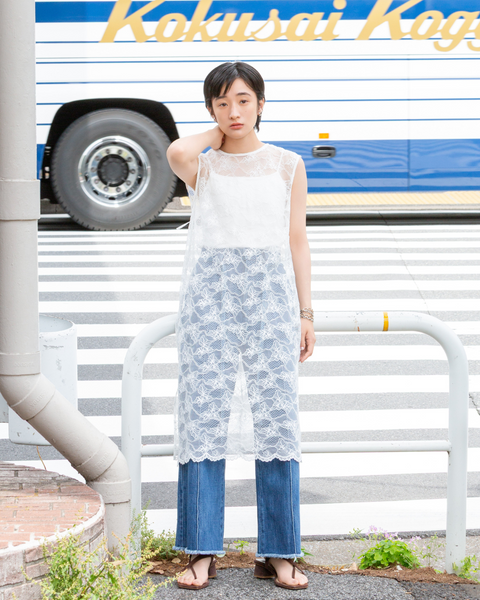 画像をギャラリービューアに読み込む, 小柄/低身長/小柄ワンピース/低身長ワンピース/レースワンピース/低身長ブランド/低身長コーディネート/ワンピースコーデ/レースカバーオール/レースコーディネート