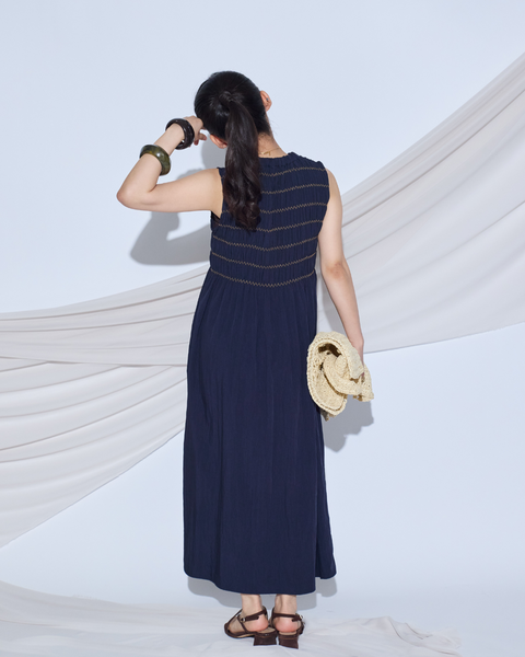 画像をギャラリービューアに読み込む, 小柄ワンピース/低身長ワンピース/ギャザーワンピース/シャーリングワンピース