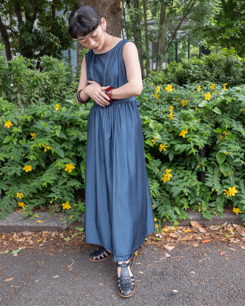 画像をギャラリービューアに読み込む, 小柄ワンピース/低身長ワンピース/低身長用ワンピース/ウエスト調整ワンピース/ウエスト自在