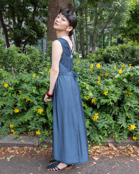 画像をギャラリービューアに読み込む, 小柄ワンピース/低身長ワンピース/低身長用ワンピース/ウエスト調整ワンピース/ウエスト自在