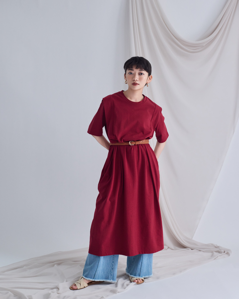 画像をギャラリービューアに読み込む, 小柄ワンピース/低身長ワンピース/カットソーワンピース/ワンピース/低身長ブランド