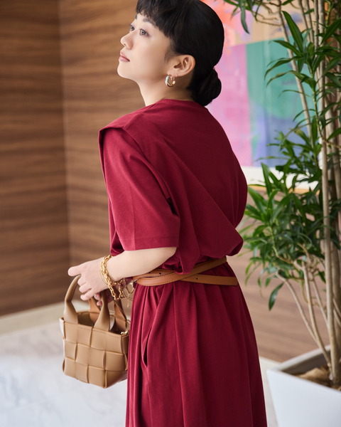 画像をギャラリービューアに読み込む, 小柄ワンピース/低身長ワンピース/カットソーワンピース/ワンピース/低身長ブランド