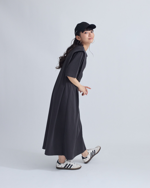 画像をギャラリービューアに読み込む, 小柄ワンピース/低身長ワンピース/カットソーワンピース/ワンピース/低身長ブランド