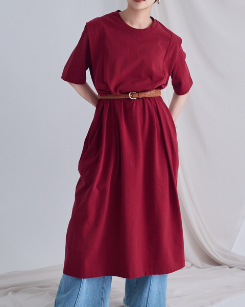 画像をギャラリービューアに読み込む, 小柄ワンピース/低身長ワンピース/カットソーワンピース/ワンピース/低身長ブランド