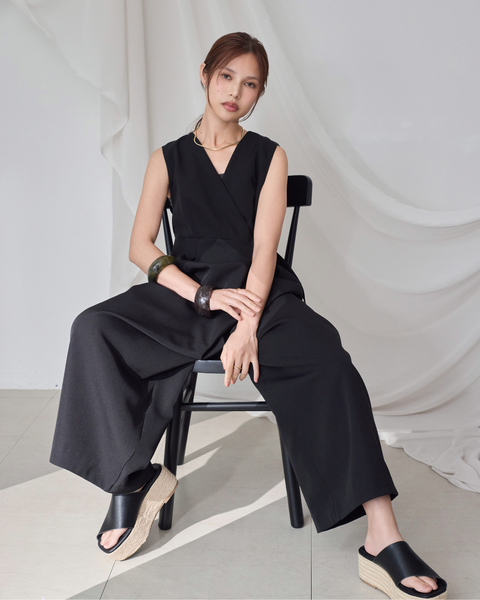 画像をギャラリービューアに読み込む, 低身長パンツ/低身長用ボトム/ボトム/オーバーオール/小柄用/XSサイズ/SSサイズ/147㎝/低身長ブランド/低身長ハイウエストパンツ/オールインワン/小柄オールインワン/小柄ボレロ/冠婚葬祭/ブラックフォーマル