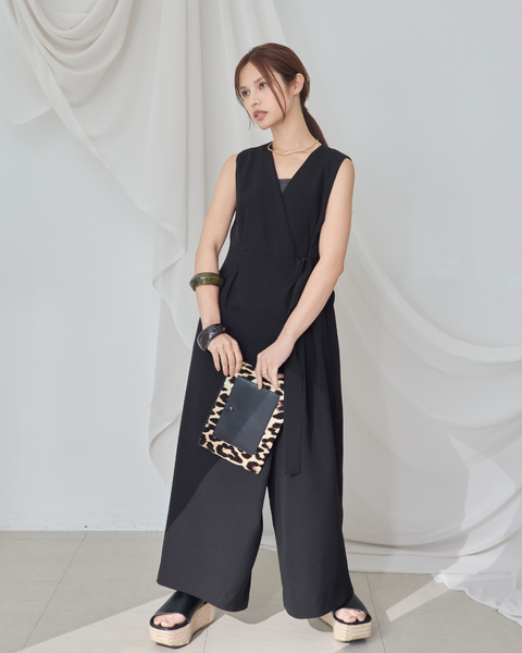 画像をギャラリービューアに読み込む, 低身長パンツ/低身長用ボトム/ボトム/オーバーオール/小柄用/XSサイズ/SSサイズ/147㎝/低身長ブランド/低身長ハイウエストパンツ/オールインワン/小柄オールインワン/小柄ボレロ/冠婚葬祭/ブラックフォーマル