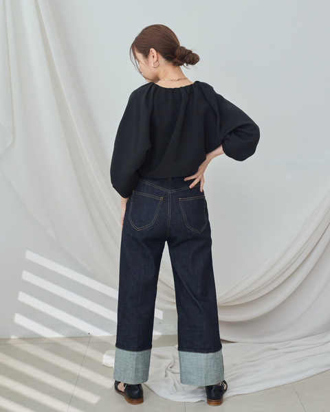 画像をギャラリービューアに読み込む, 低身長パンツ/低身長用ボトム/ボトム/オーバーオール/小柄用/XSサイズ/SSサイズ/147㎝/低身長ブランド/低身長ハイウエストパンツ/オールインワン/小柄オールインワン/小柄ボレロ/冠婚葬祭/ブラックフォーマル