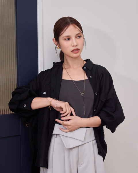 画像をギャラリービューアに読み込む, 小柄ブランド/低身長ブランド/低身長/小柄/小柄シャツ/シアーシャツ