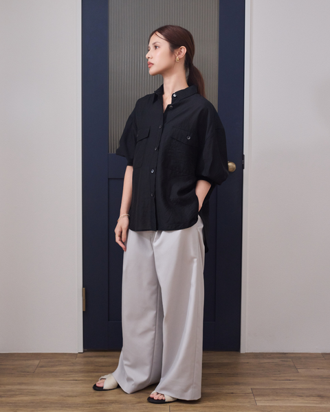 画像をギャラリービューアに読み込む, 小柄ブランド/低身長ブランド/低身長/小柄/小柄シャツ/シアーシャツ