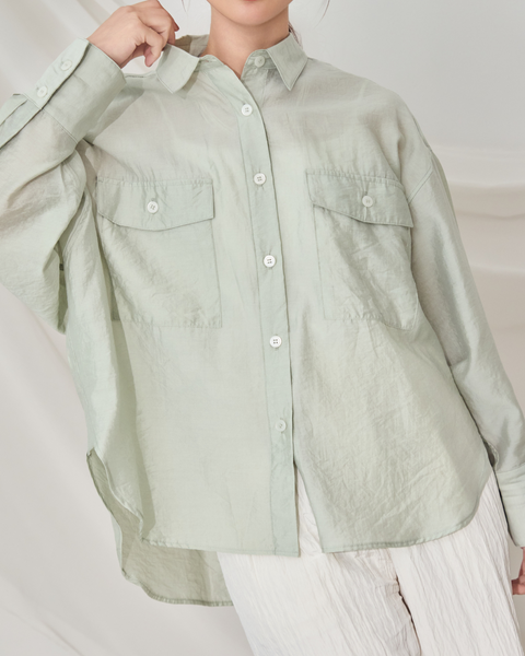 画像をギャラリービューアに読み込む, 小柄ブランド/低身長ブランド/低身長/小柄/小柄シャツ/シアーシャツ