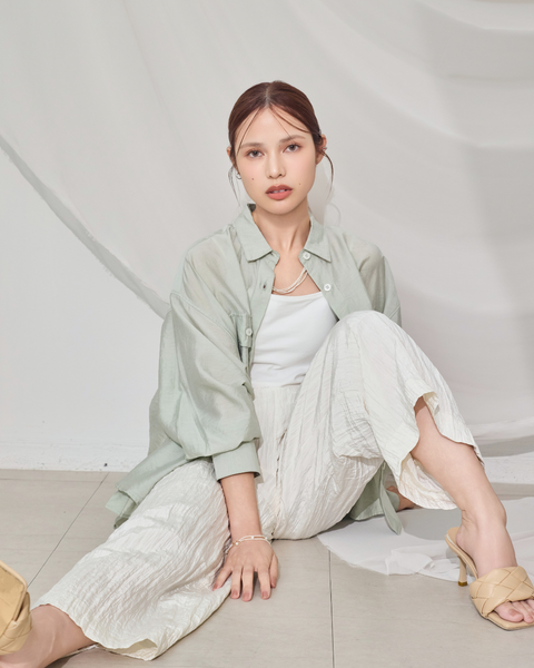 画像をギャラリービューアに読み込む, 小柄ブランド/低身長ブランド/低身長/小柄/小柄シャツ/シアーシャツ