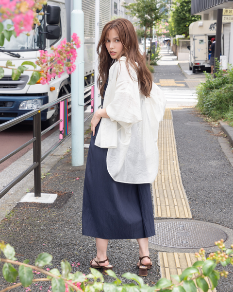 画像をギャラリービューアに読み込む, 小柄ブランド/低身長ブランド/低身長/小柄/小柄シャツ/シアーシャツ