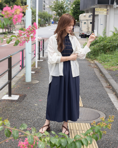 画像をギャラリービューアに読み込む, 小柄ブランド/低身長ブランド/低身長/小柄/小柄シャツ/シアーシャツ