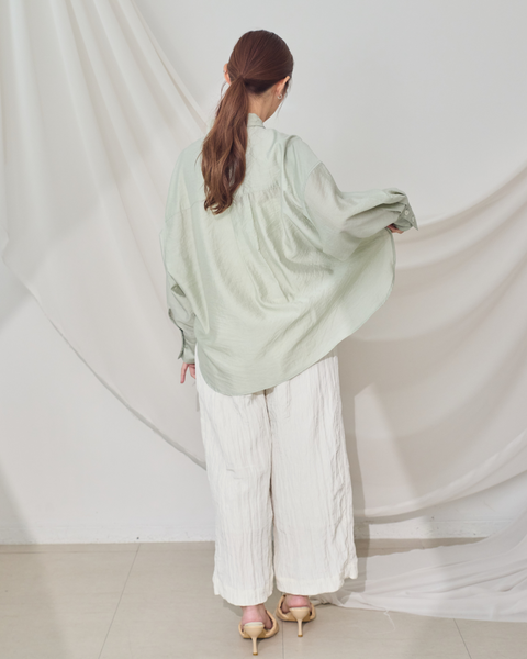 画像をギャラリービューアに読み込む, 小柄ブランド/低身長ブランド/低身長/小柄/小柄シャツ/シアーシャツ