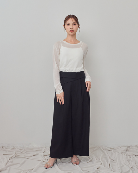 画像をギャラリービューアに読み込む, 低身長パンツ/低身長用ボトム/ボトム/2WAYパンツ/小柄用/XSサイズ/SSサイズ/147㎝/低身長ブランド/低身長ハイウエストパンツ/折り返しパンツ