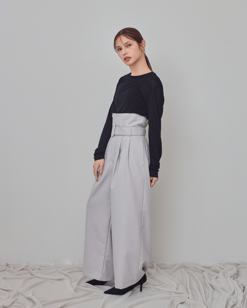 画像をギャラリービューアに読み込む, 低身長パンツ/低身長用ボトム/ボトム/2WAYパンツ/小柄用/XSサイズ/SSサイズ/147㎝/低身長ブランド/低身長ハイウエストパンツ/折り返しパンツ