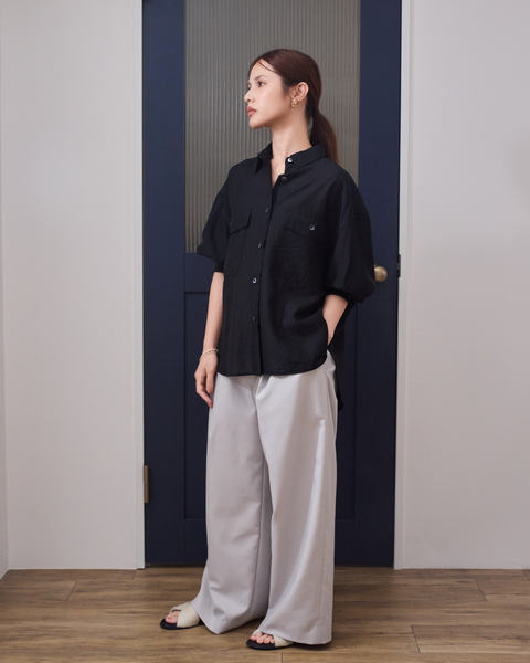 画像をギャラリービューアに読み込む, 低身長パンツ/低身長用ボトム/ボトム/2WAYパンツ/小柄用/XSサイズ/SSサイズ/147㎝/低身長ブランド/低身長ハイウエストパンツ/折り返しパンツ