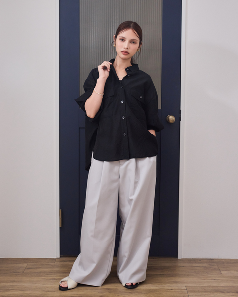 画像をギャラリービューアに読み込む, 低身長パンツ/低身長用ボトム/ボトム/2WAYパンツ/小柄用/XSサイズ/SSサイズ/147㎝/低身長ブランド/低身長ハイウエストパンツ/折り返しパンツ