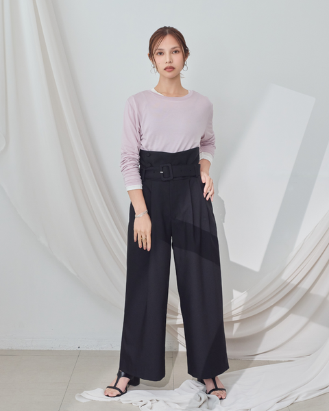 画像をギャラリービューアに読み込む, 低身長パンツ/低身長用ボトム/ボトム/2WAYパンツ/小柄用/XSサイズ/SSサイズ/147㎝/低身長ブランド/低身長ハイウエストパンツ/折り返しパンツ