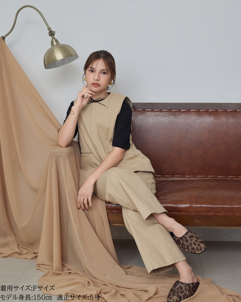 画像をギャラリービューアに読み込む, 低身長用トップス/小柄用/低身長/小柄セットセットアップ/デニム/低身長ブランド/小柄ブランド/ペプラムデニム/小柄デニム/小柄トップス/デザイントップス/韓国/デニムセットアップ/刺繍/ハート/ハート刺繍