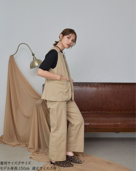 画像をギャラリービューアに読み込む, 低身長用トップス/小柄用/低身長/小柄セットセットアップ/デニム/低身長ブランド/小柄ブランド/ペプラムデニム/小柄デニム/小柄トップス/デザイントップス/韓国/デニムセットアップ/刺繍/ハート/ハート刺繍