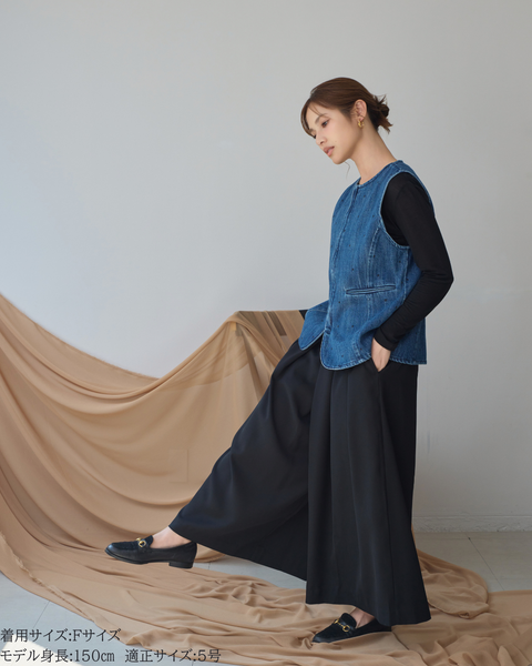 画像をギャラリービューアに読み込む, 低身長用トップス/小柄用/低身長/小柄セットセットアップ/デニム/低身長ブランド/小柄ブランド/ペプラムデニム/小柄デニム/小柄トップス/デザイントップス/韓国/デニムセットアップ/刺繍/ハート/ハート刺繍