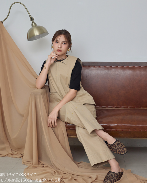 画像をギャラリービューアに読み込む, 低身長用パンツ/小柄用/低身長/小柄セットセットアップ/デニム/低身長ブランド/小柄ブランド/デニムパンツ/小柄デニム/小柄パンツ/デザインパンツ/韓国/デニムセットアップ/チノセットアップ/チノパンツ/ハート刺繍/刺繍デニム/刺繍パンツ